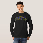 Snacktor Arched おもしろい Dictionaryワードプレイ Tシャツ (正面フル)