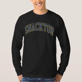 Snacktor Arched おもしろい Dictionaryワードプレイ Tシャツ