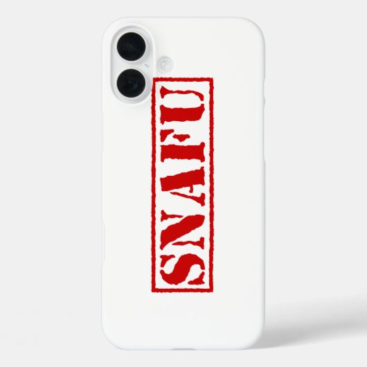 SNAFU Case-Mate iPhoneケース (裏面)
