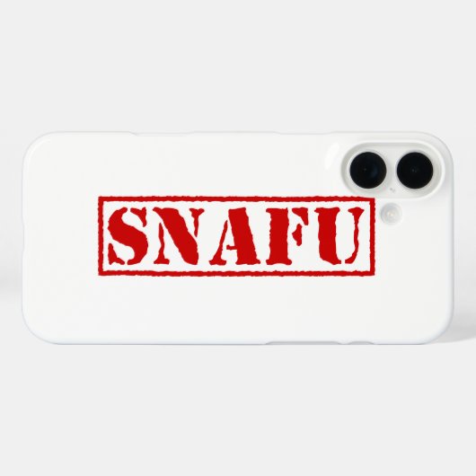 SNAFU Case-Mate iPhoneケース (裏面 (横))