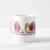SNAG (Snail Drag) Queen Mug – Funny Drag Snail Art コーヒーマグカップ (正面左)