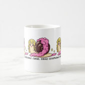 SNAG (Snail Drag) Queen Mug – Funny Drag Snail Art コーヒーマグカップ (中央)