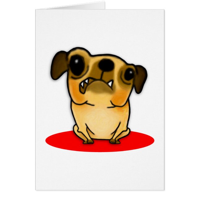 Snaggleの歯のパグ (正面)