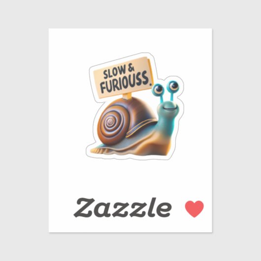 Snai:"遅い&怒り！" シール (シート)