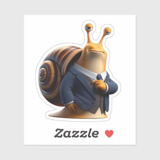 snail.ボスカタツムリ シール (シート)