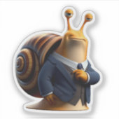 snail.ボスカタツムリ シール (正面)