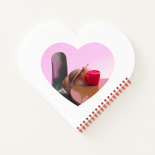 Snail and coffee cup ノートブック (裏面)