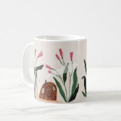 Snail Cottage Whimsical Mug コーヒーマグカップ (正面左)