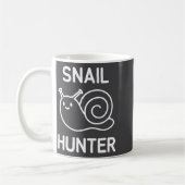 Snail Hunter, Funny, Jokes, Sarcastic  コーヒーマグカップ (左)