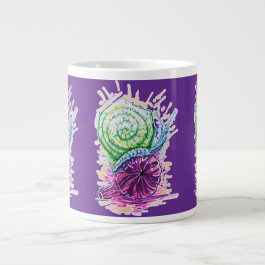 Snail in the Fig ジャンボコーヒーマグカップ (正面)