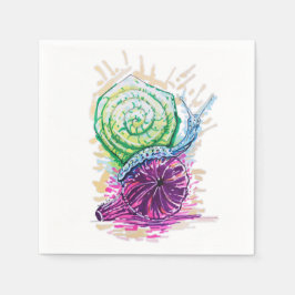 Snail in the Fig スタンダードカクテルナプキン