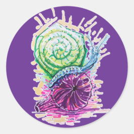 Snail in the Fig ラウンドシール