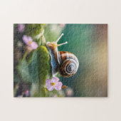 snail in the garden ジグソーパズル (横)