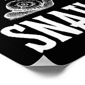 Snail Lover Easily Distracted By Snails, Funny Sna ポスター (角)