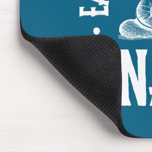 Snail Lover Easily Distracted By Snails, Funny Sna マウスパッド (コーナー)