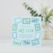 snail mail art club 招待状 (スタンド正面)