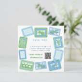 snail mail art club 招待状 (スタンド正面)