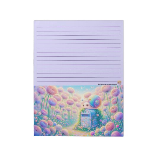 Snail Mail Dreams Notepad ノートパッド (回転)