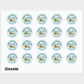 Snail Mail Envelope Sticker Set ラウンドシール (シート)