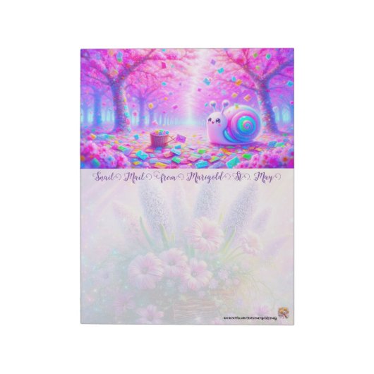 Snail Mail Notepad ノートパッド (回転)