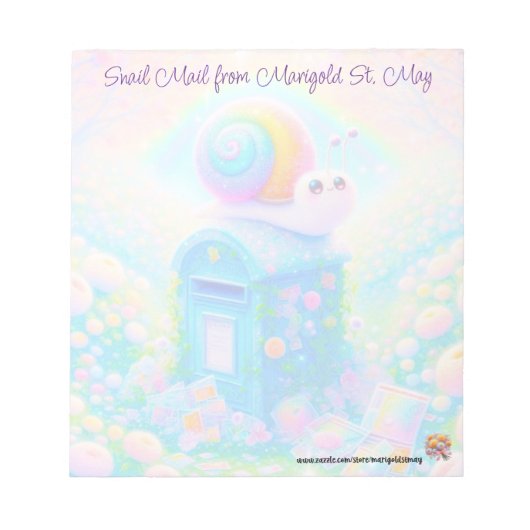 Snail Mail Notepad ノートパッド (正面)