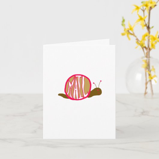 Snail Mail notes カード (黄色い花)