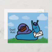 Snail mail postcrossing postcard ポストカード (正面/裏面)