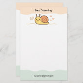 Snail Mail Social Club Cute Name Stationery 便箋 (正面/裏面)