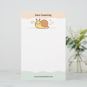 Snail Mail Social Club Cute Name Stationery 便箋 (スタンド正面)