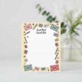 Snail Mail Social Pen Pal Letter Writing Paper (スタンド正面)