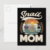 Snail Mom Gardening Snail Lover ポストカード (正面/裏面)