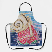 Snail on the Strawberry エプロン (正面)