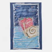 Snail on the Strawberry キッチンタオル (縦)