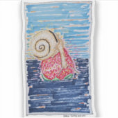 Snail on the Strawberry シール (正面)