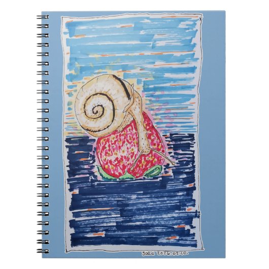 Snail on the Strawberry ノートブック (正面)