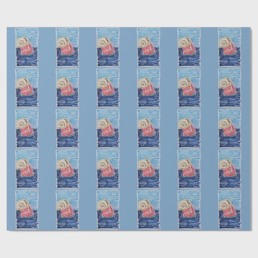 Snail on the Strawberry ラッピングペーパー (フラット)