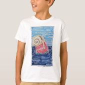 Snail on the Strawberry Tシャツ (正面)