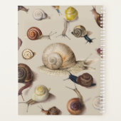 Snail Slug Garden Pet Gastropod Botanical Snails プランナー手帳 (裏面)