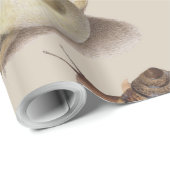 Snail Slug Garden Pet Gastropod Botanical Snails ラッピングペーパー (ロールコーナー)