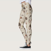 Snail Slug Garden Pet Gastropod Botanical Snails レギンス (左)