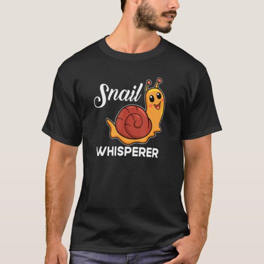 Snail   Snail Present  Snail Whisperer Tシャツ (正面)