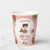 Snail & Strawberry Berry sweet Party Cups 紙コップ (正面)