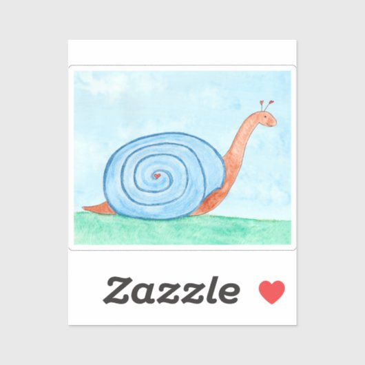 Snail With a Blue Shell シール (シート)