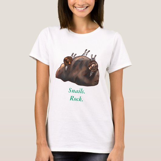 Snails Rock T-Shirt Tシャツ (正面)