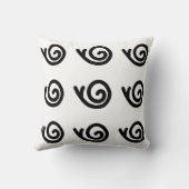 Snailzのコレクション-明るいコントラスト クッション (裏面)