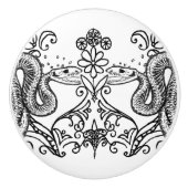 Snake Anatomy Ceramic Knob セラミックノブ (正面)