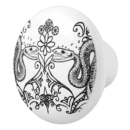 Snake Anatomy Ceramic Knob セラミックノブ (右)