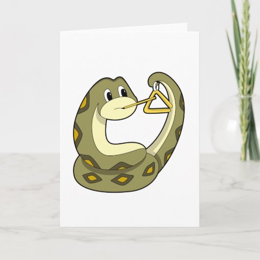 Snake at Music with Triangle.PNG カード (正面)