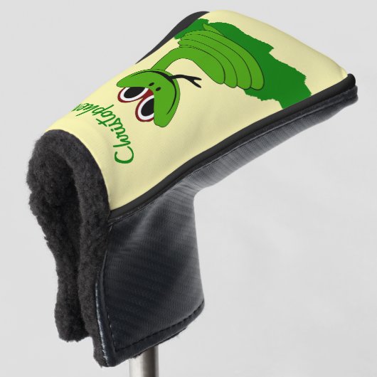 Snake Design ゴルフヘッドカバー (3/4 正面)