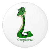 Snake Design Personalised セラミックノブ (正面)
